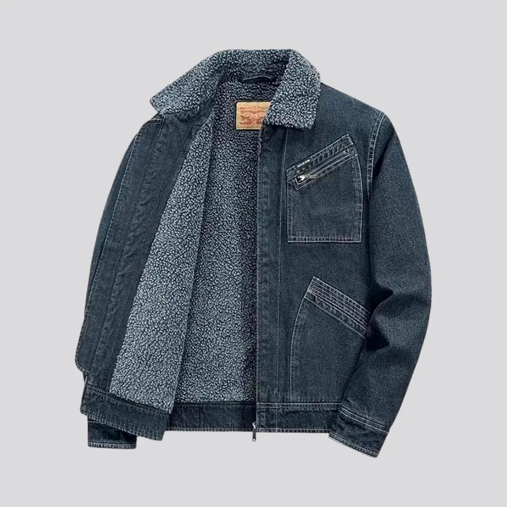 Stonewashed Men's Denim Jacket | Jeans4you.shop