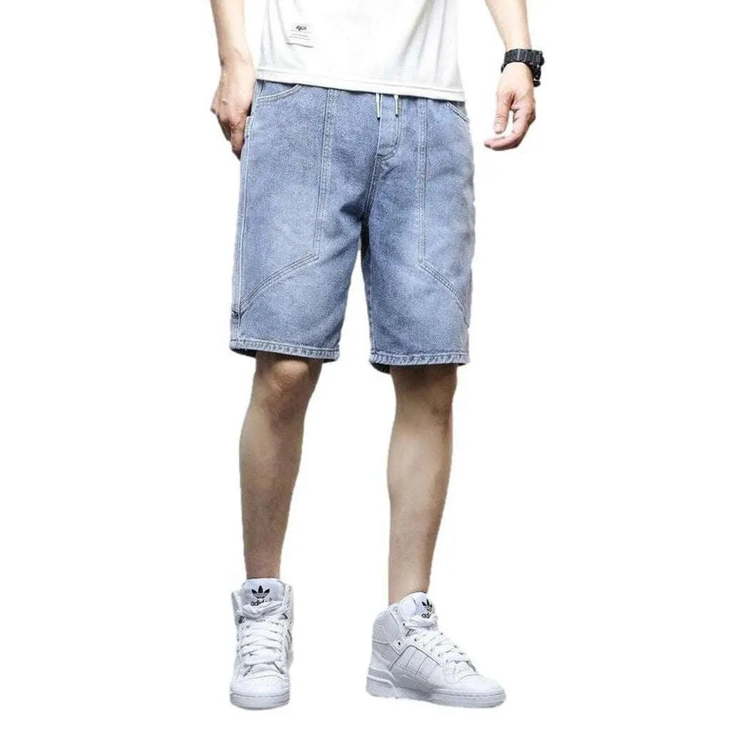 Street fashion men's denim shorts