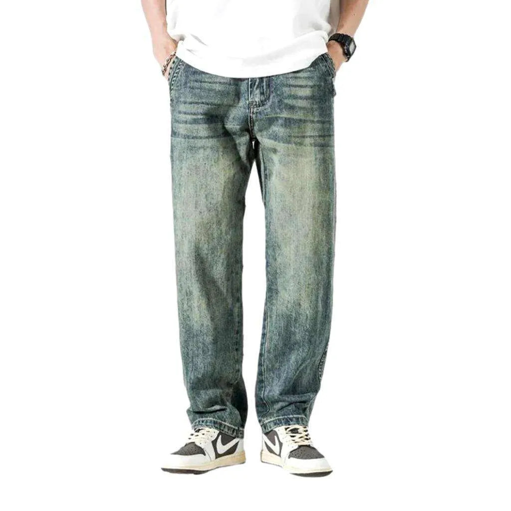 Street men's vintage jeans