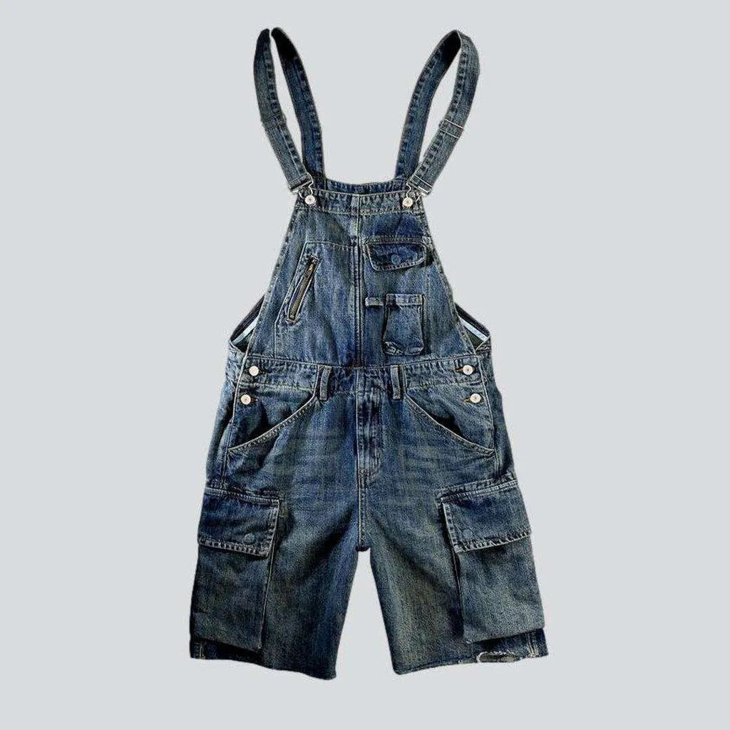 Street style men's denim overall | Jeans4you.shop