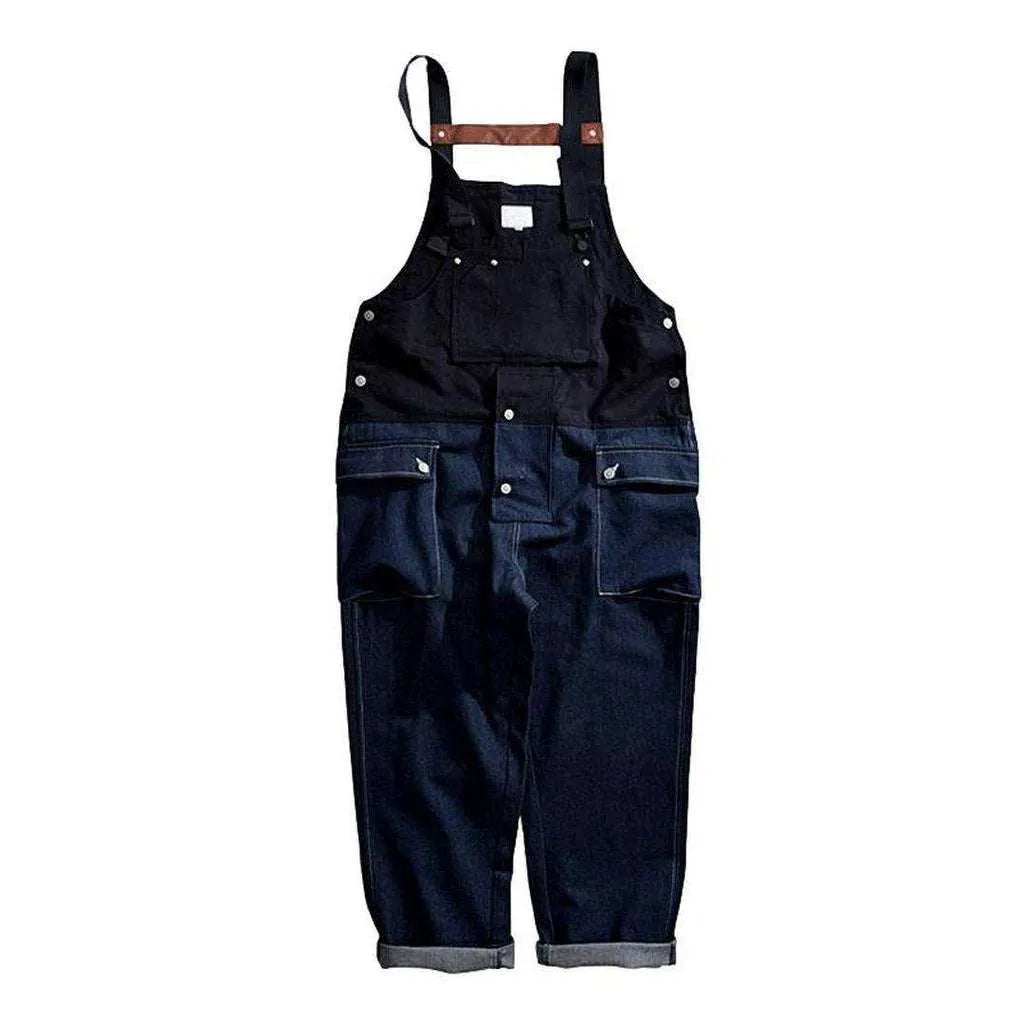 Street Style Men's Jeans Overall - Black