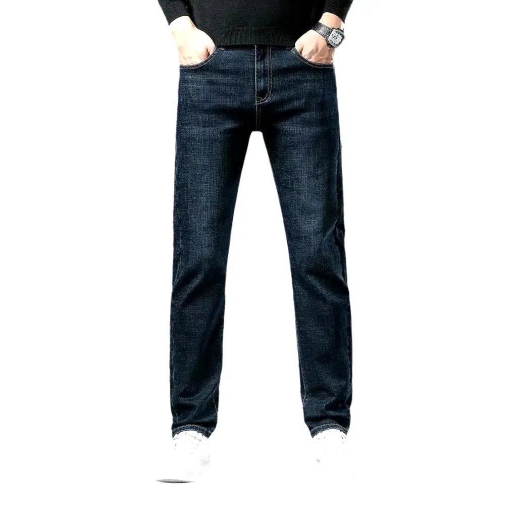 Stretchy whiskered jeans
 for men