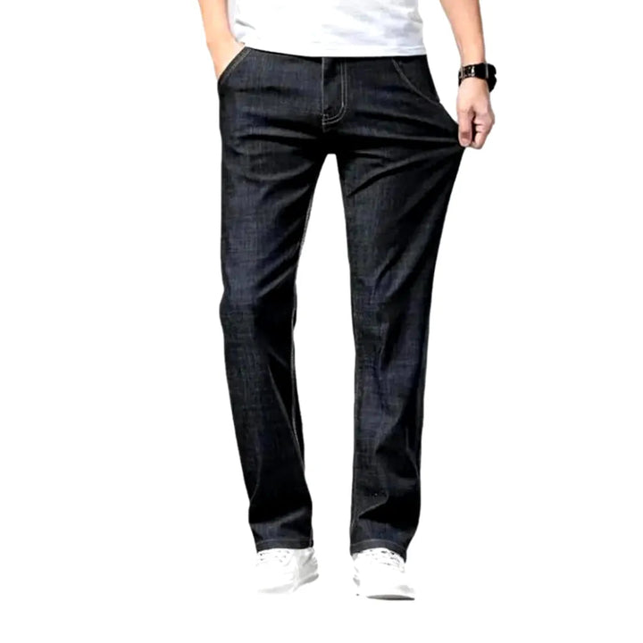 Thin men's lyocell jeans