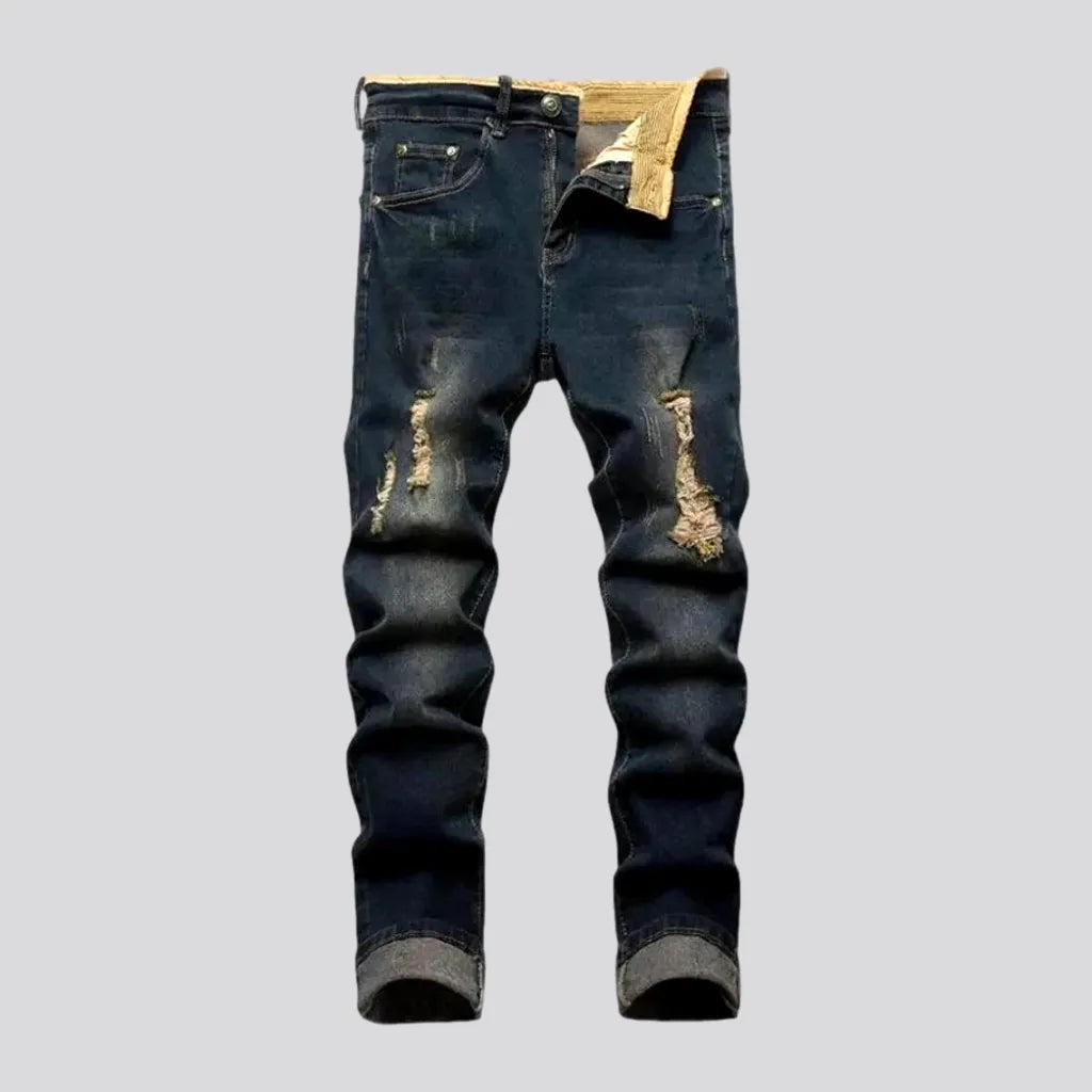 Trendy Dark Wash Skinny Men's Jeans | Jeans4you.shop