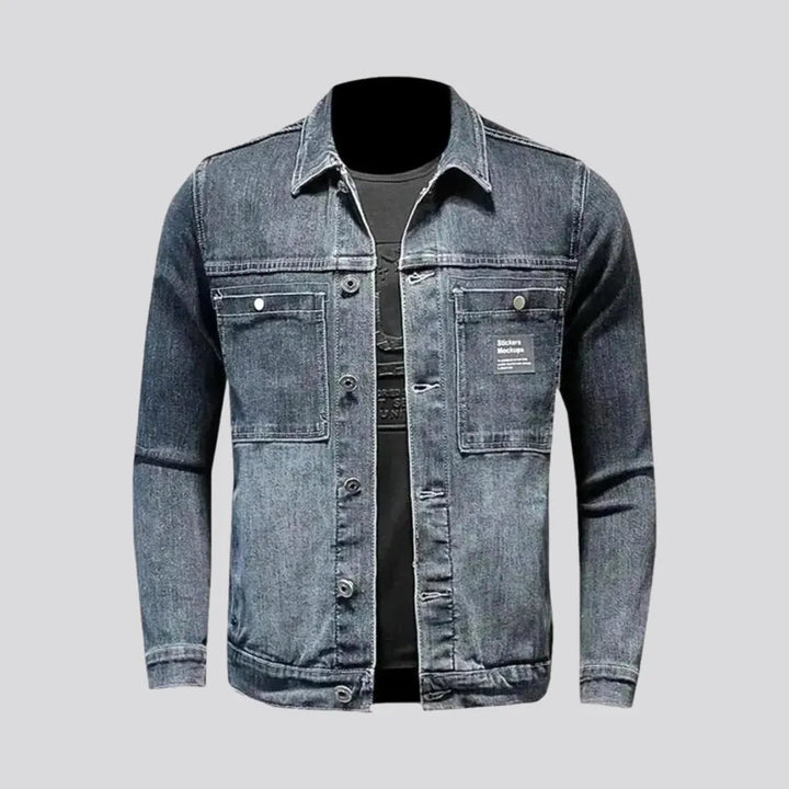 Vintage Washed Out Jean Jacket for Men | Jeans4you.shop