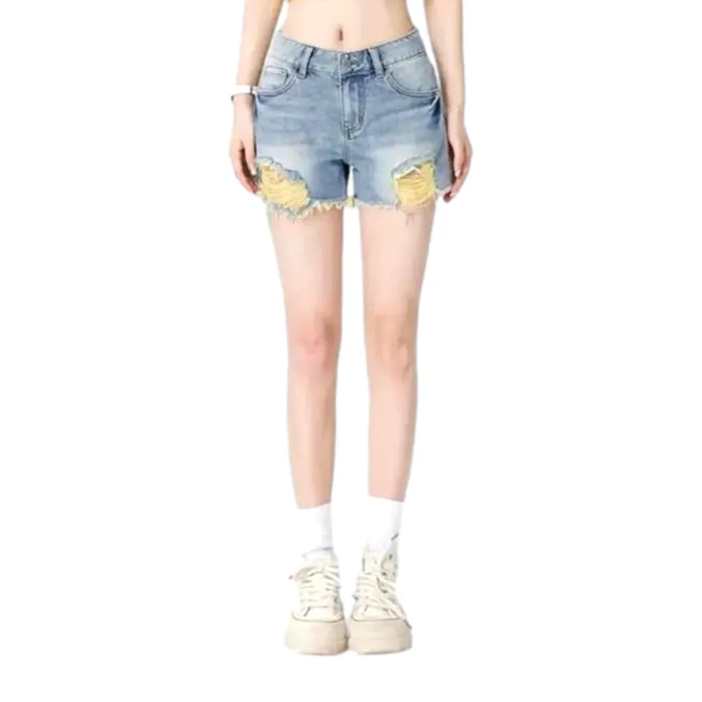 Vintage y2k denim shorts
 for women