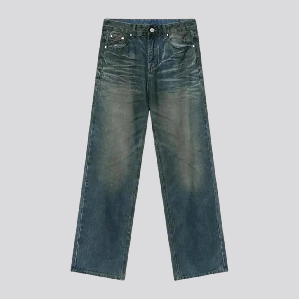 Whiskered Fashion Street Style Men's Jeans | Jeans4you.shop