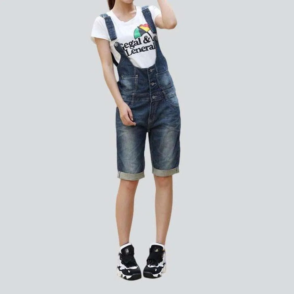 Women's jeans overall shorts | Jeans4you.shop