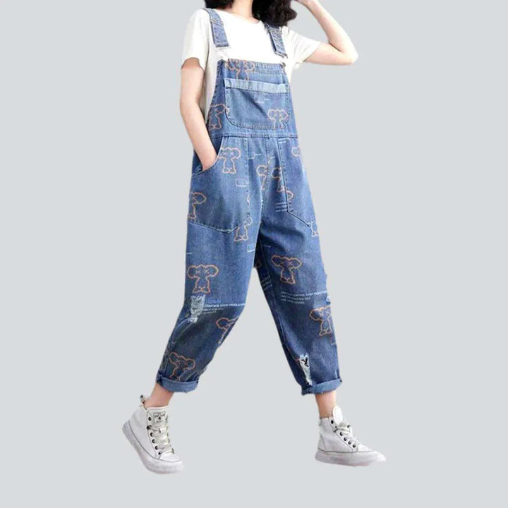 Women's jeans y2k style overall | Jeans4you.shop